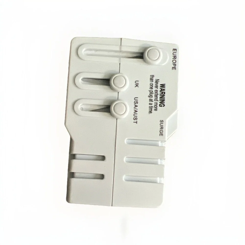 Travel Smart Conair All-In-One Adapter and Converter Combo Unit TS253ADN White